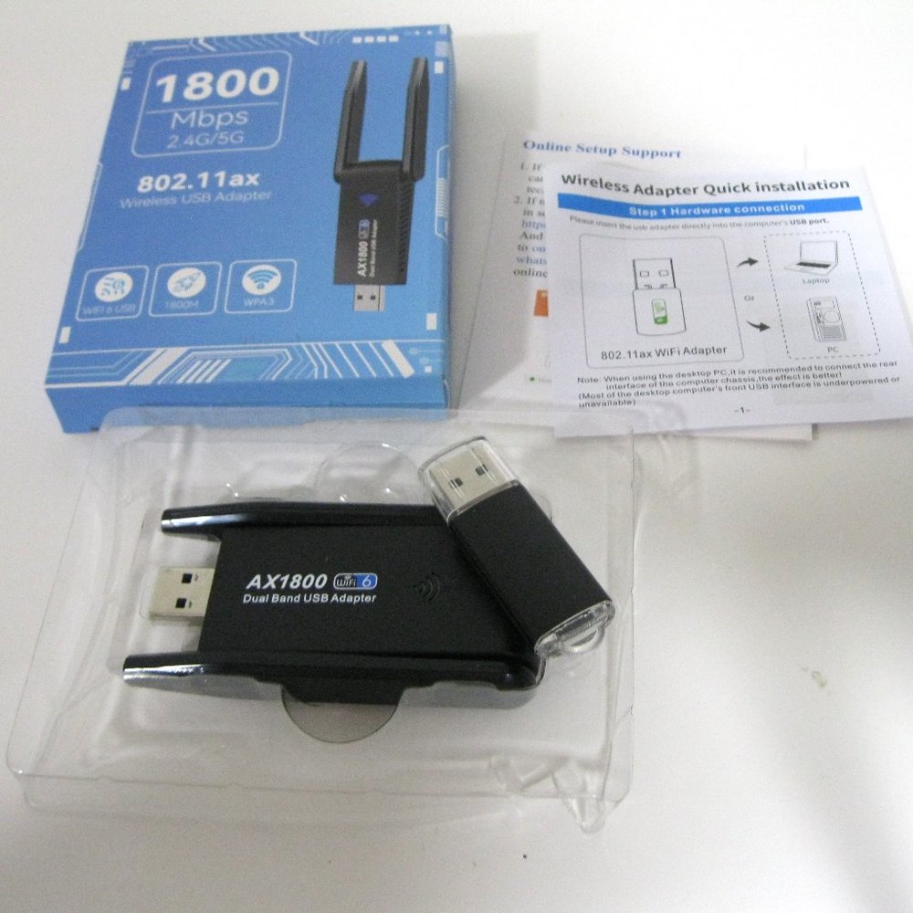 NIB Dual Band USB Adapter Wireless